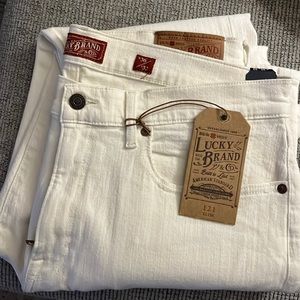 Lucky Brand Co - 121 Slim White Jeans. 36x32 - new with tags